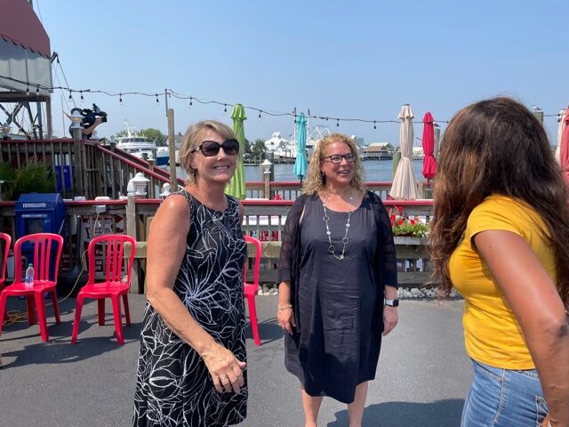 Vicki Clark and Denise Beckson